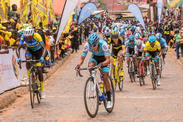 Cobblestone climb of the Tour du Rwanda.jpg