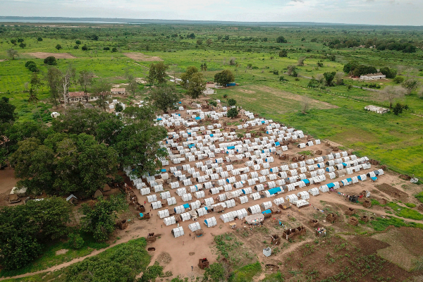 Refugee camps in northern Mozambique