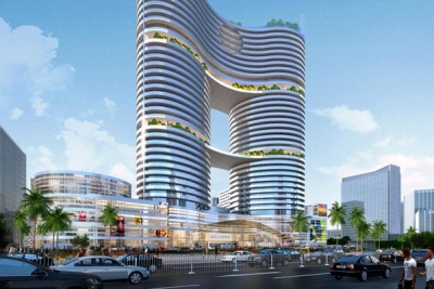 A computer generated image of the proposed Oculus Grande in Lagos.
