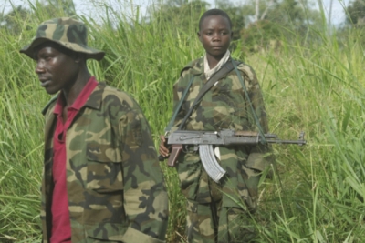 The use of child soldiers is commonplace in African conflicts.