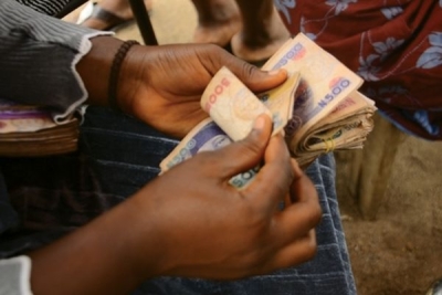 Counting the costs: The Naira is rapidly losing value.