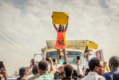 #EndSars: Nigerians protesting against police brutality. Shutterstock Images