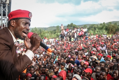 Uganda&#039;s opposition leader &#039;Bobi Wine&#039;. PA Images