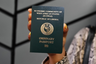 A Liberian passport. Shutterstock